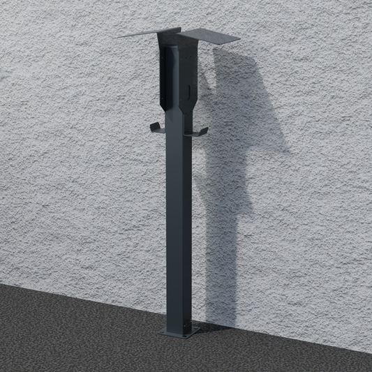 Doppia stazione di ricarica "DUO" appositamente per Easee Wallbox - stele - base - supporto