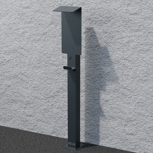 Stazione di ricarica per Mercedes Benz ECE Wallbox con tetto | stare in piedi | Stai in piedi | stele | base