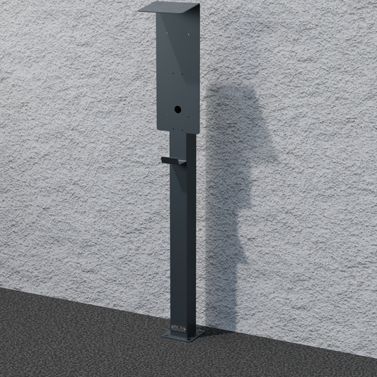 Stazione di ricarica per Easee Wallbox con tetto | stare in piedi | Stai in piedi | stele | base