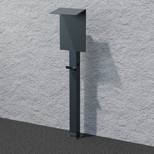 Stazione di ricarica adatta per Mercedes Benz ECE Wallbox con tetto | Stare in piedi | Stare in piedi | Stele | base