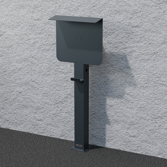 Colonna di ricarica adatta per SMA EV Charger Wallbox con tetto | Stare in piedi | Stare in piedi | Stele | base