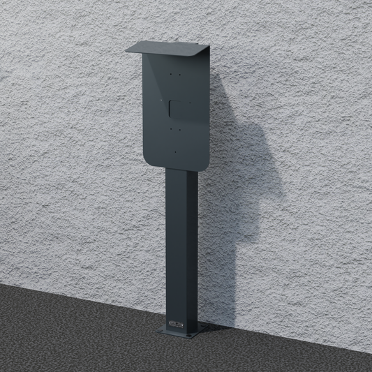 Stazione di ricarica adatta per ELLI (VW) Audi, Skoda Wallbox con tetto | Stare in piedi | Stare in piedi | stele