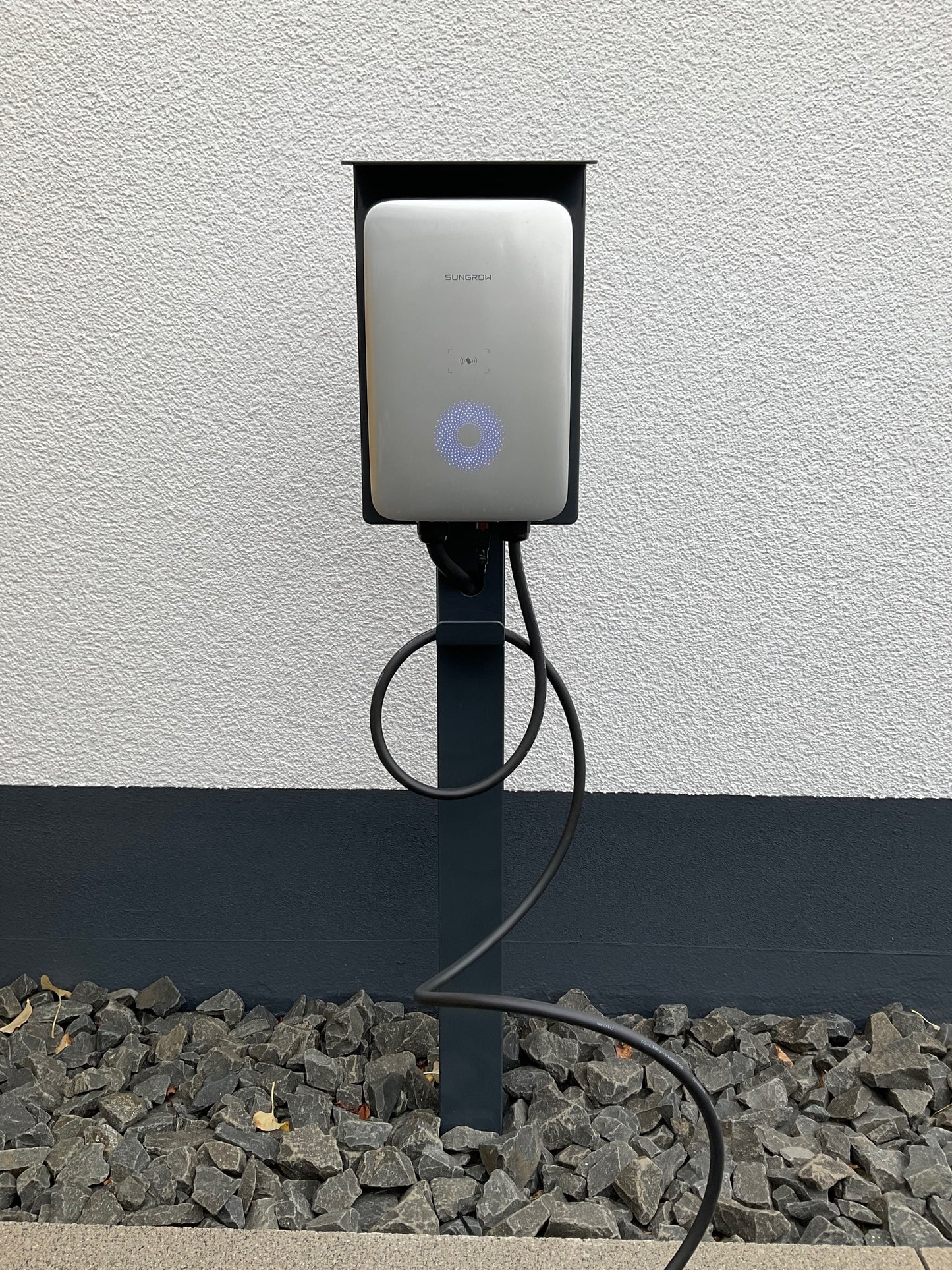 Stazione di ricarica per Mercedes Benz ECE Wallbox con tetto | stare in piedi | Stai in piedi | stele | base