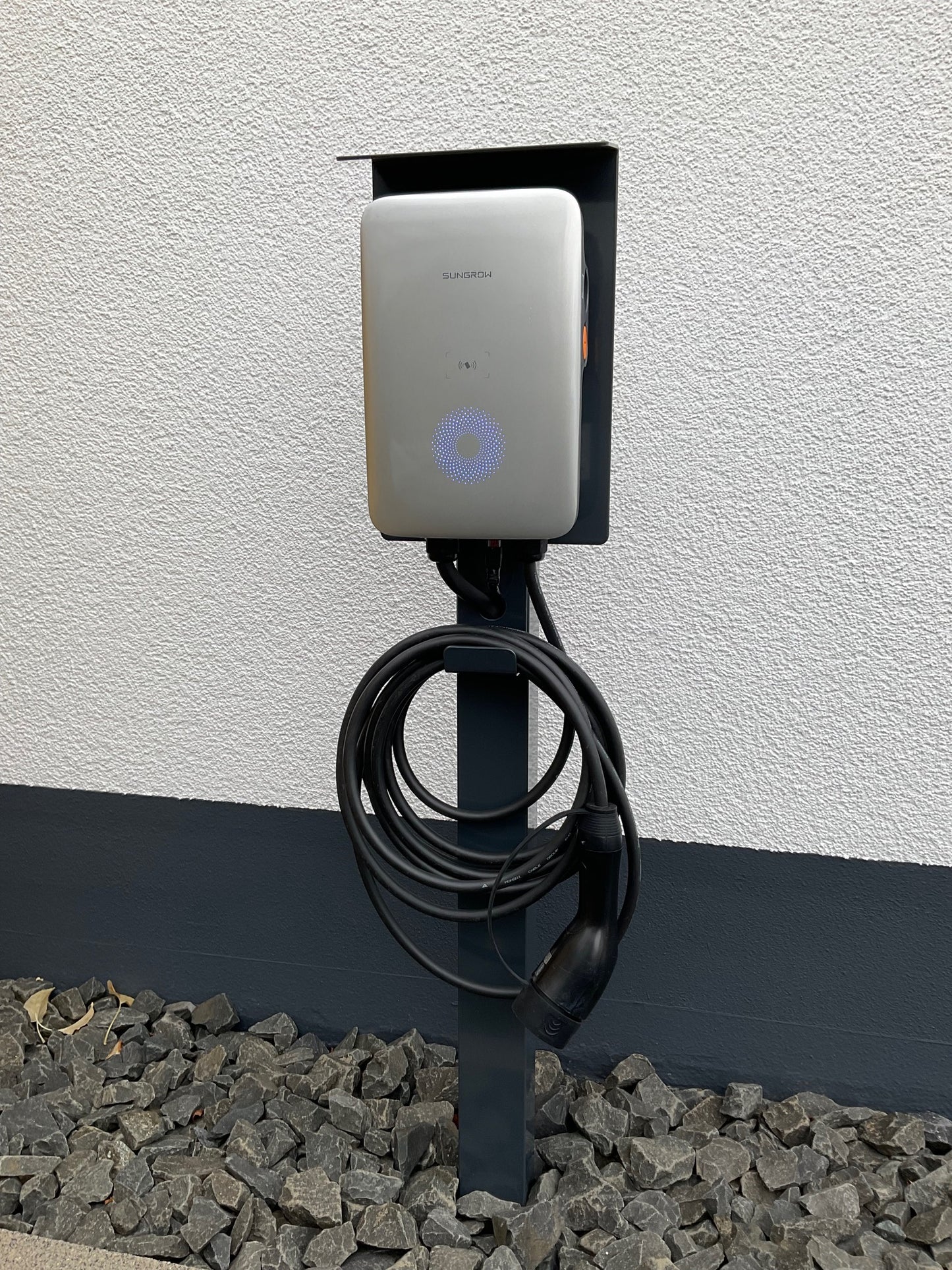 Stazione di ricarica per Mercedes Benz ECE Wallbox con tetto | stare in piedi | Stai in piedi | stele | base