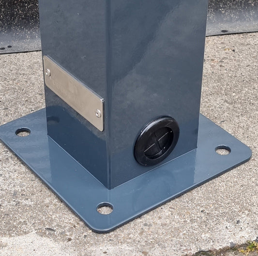 Doppia stazione di ricarica "DUO" specifica per wallbox ABL EMH1 - stele - base - supporto