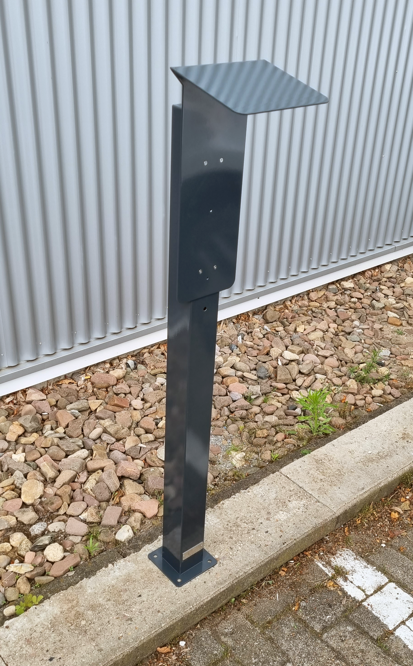 Stazione di ricarica adatta per Tesla Wallbox con tetto | Stare in piedi | Stare in piedi | stele