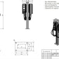 Ladesäule passend für Siemens VersiCharge AC Wallbox (Alle Versionen) mit Dach - Standfuß - Base