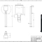 Stazione di ricarica adatta per SolarEdge Home Wallbox con tetto | Stare in piedi | Stare in piedi | stele