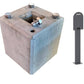 Fondazione in calcestruzzo pronta specificatamente adatta per Original Easee Base 1-Way, 2-Way, 4-Way (90322) 