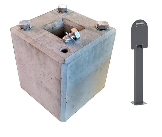 Fondazione in calcestruzzo pronta specificatamente adatta per Original Easee Base 1-Way, 2-Way, 4-Way (90322) 