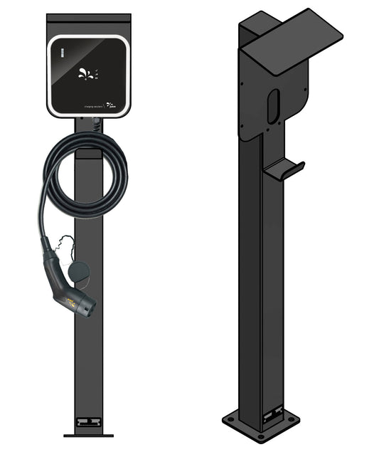 Stazione di ricarica adatta per Pulsar, Pulsar Plus Wallbox con tetto | Stare in piedi | Stare in piedi | Stele | base