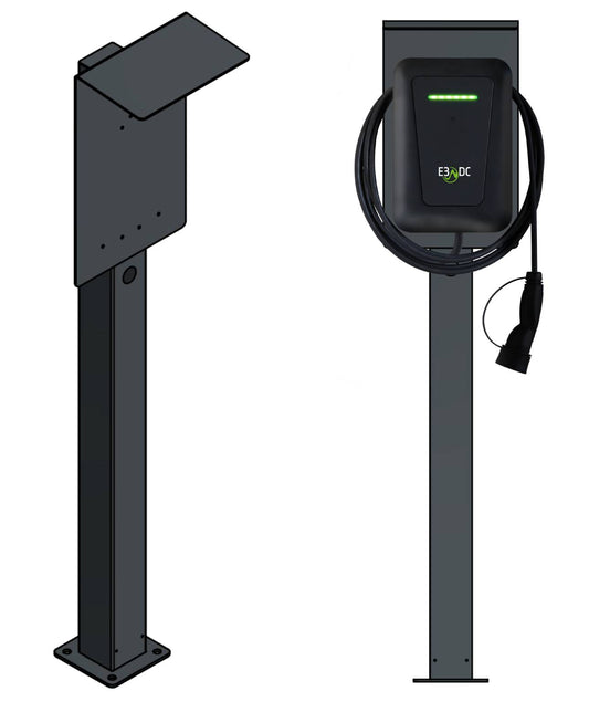Stazione di ricarica per SMA EV Charger Wallbox con tetto | stare in piedi | Stai in piedi | stele | base