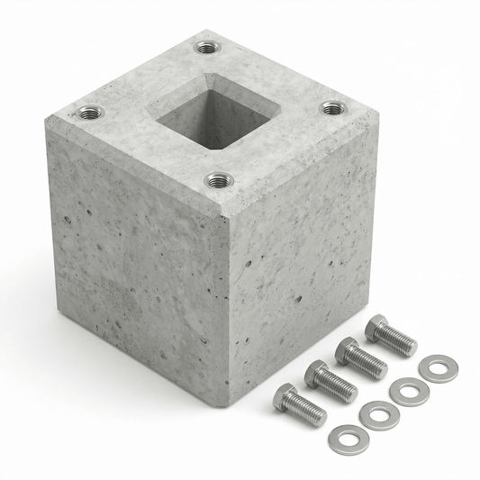 Fondazione in calcestruzzo pronta specificatamente adatta per Original Easee Base 1-Way, 2-Way, 4-Way (90322) 
