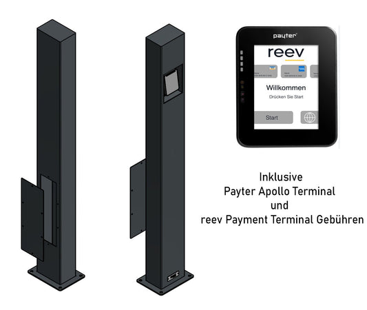 reev Payment Terminal - Zahlungsterminal inklusive 24 Monate reev Payment Terminal Gebühr