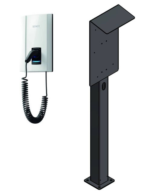Stazione di ricarica adatta per Senec Pro S Wallbox con tetto | Stare in piedi | Stare in piedi | Stele | base