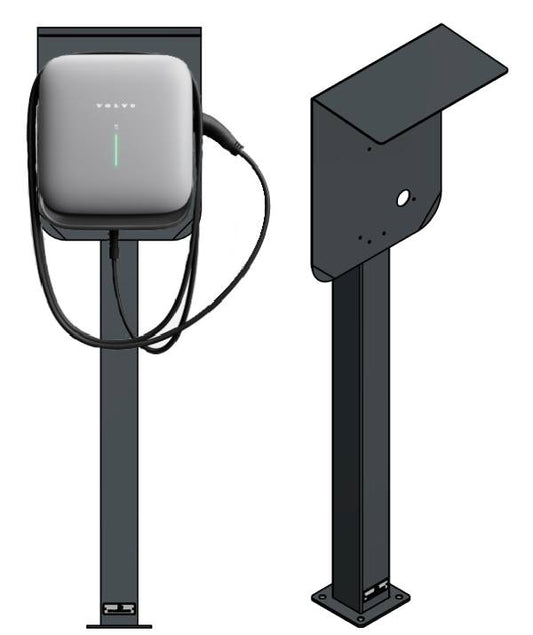 Stazione di ricarica adatta per Senec Pro S Wallbox con tetto | Stare in piedi | Stare in piedi | Stele | base