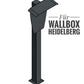 Stazione di ricarica per Heidelberg Wallbox con tetto | stare in piedi | Stai in piedi | stele